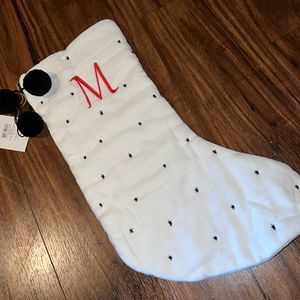 NWT HEARTH AND HAND by Magnolia “M” Stocking
